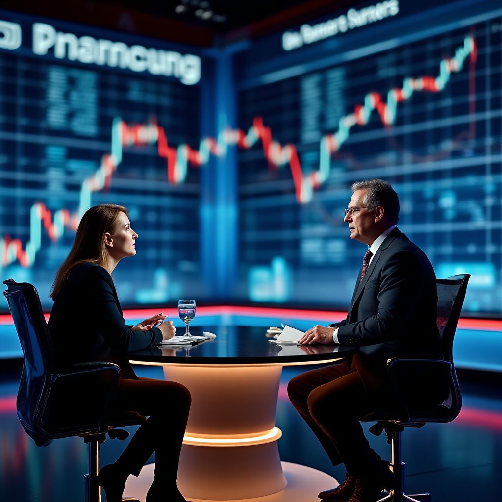 Rozhovor s odborníky v televizi